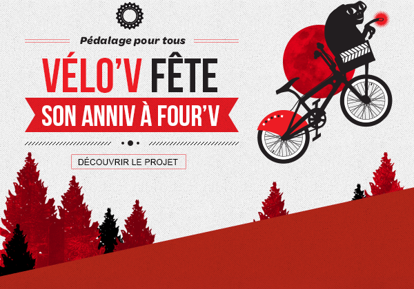 VELO’V fête son anniV à Four’V